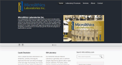 Desktop Screenshot of microlithics.com